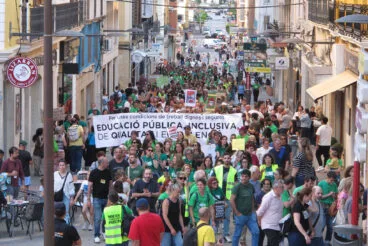 Manifestación en Dénia en apoyo a la educación pública 28