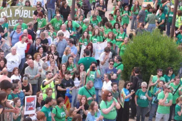 Manifestación en Dénia en apoyo a la educación pública 30
