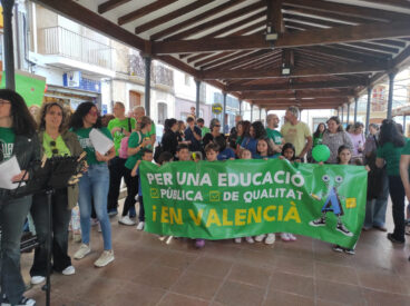 Manifestación en Pedreguer en apoyo a la educación pública 08