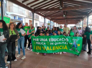 Manifestación en Pedreguer en apoyo a la educación pública 08