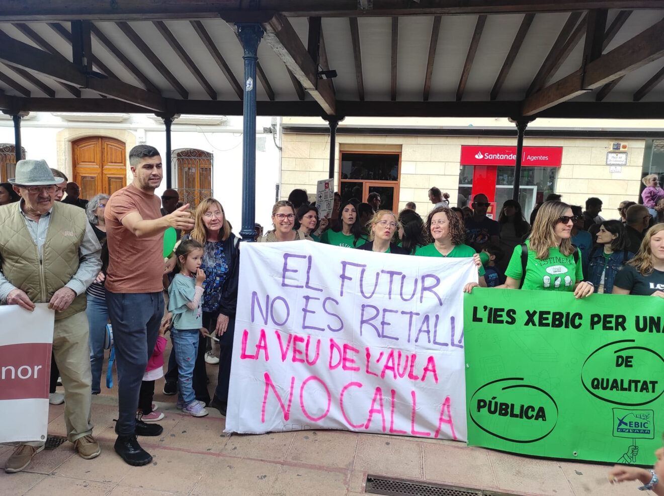 Manifestación en Pedreguer en apoyo a la educación pública 11