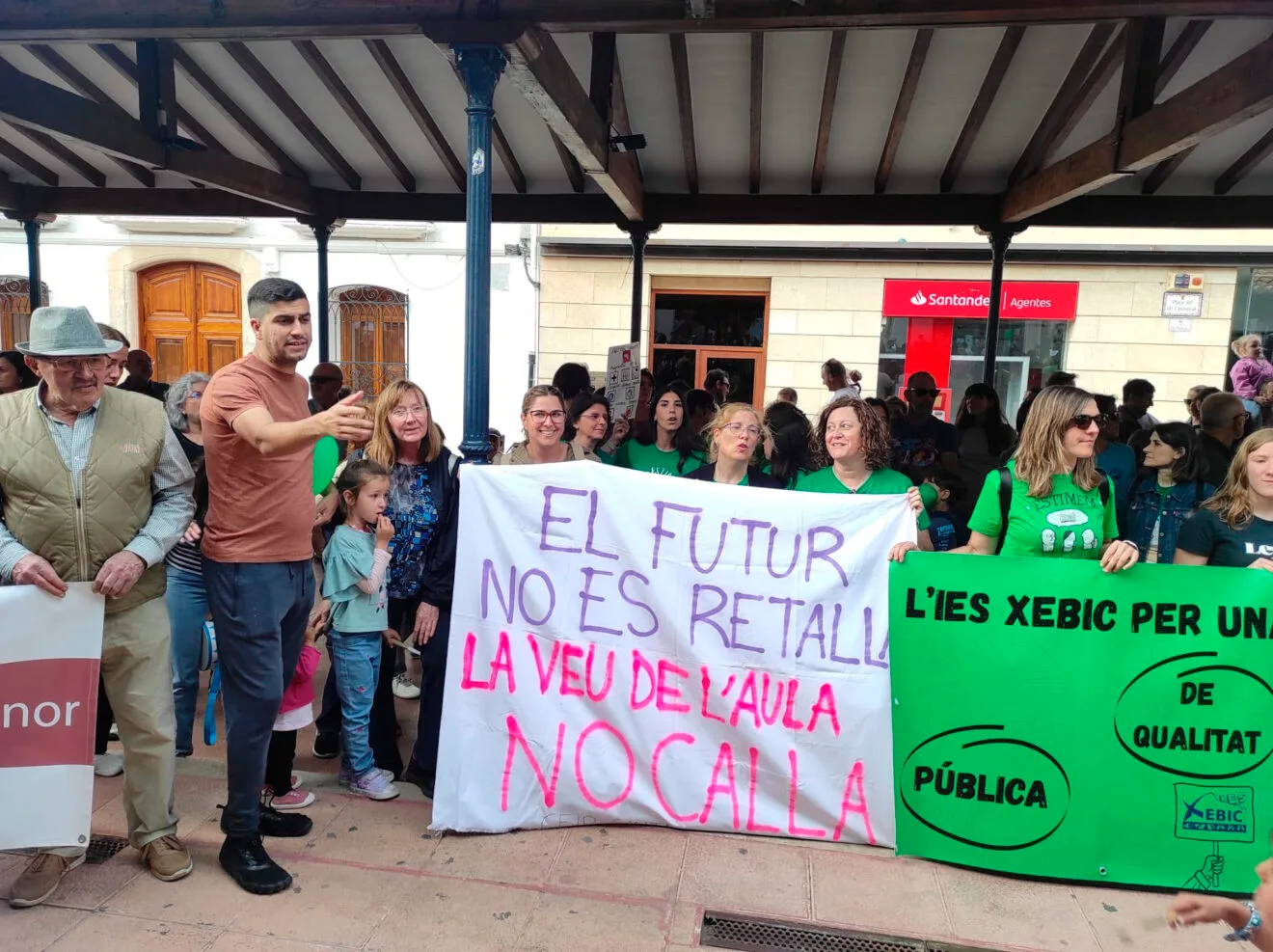 Manifestación en Pedreguer en apoyo a la educación pública 11