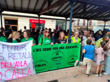 Manifestación en Pedreguer en apoyo a la educación pública 12