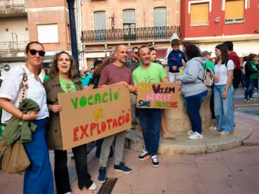 Manifestación en Pedreguer en apoyo a la educación pública 15