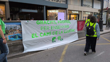 Manifestación en València el 5º día de huelga de docentes 13