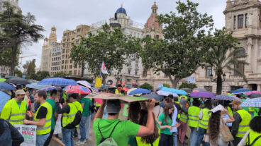 Manifestación en València el 5º día de huelga de docentes 18