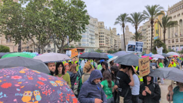 Manifestación en València el 5º día de huelga de docentes 19