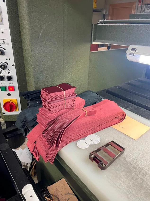 Imagen: Material en uno de los talleres que trabaja con Gonter