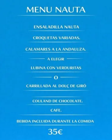 Menú Nauta 35€