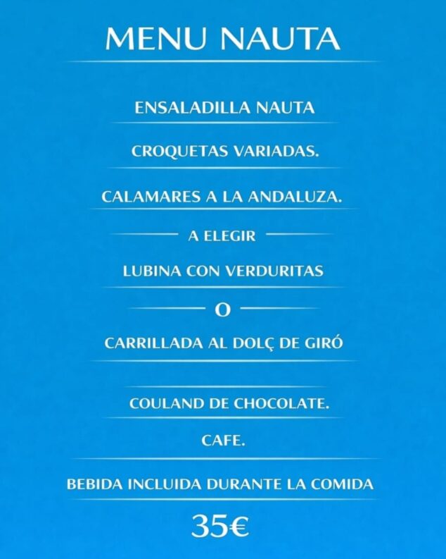 menu nauta 35e