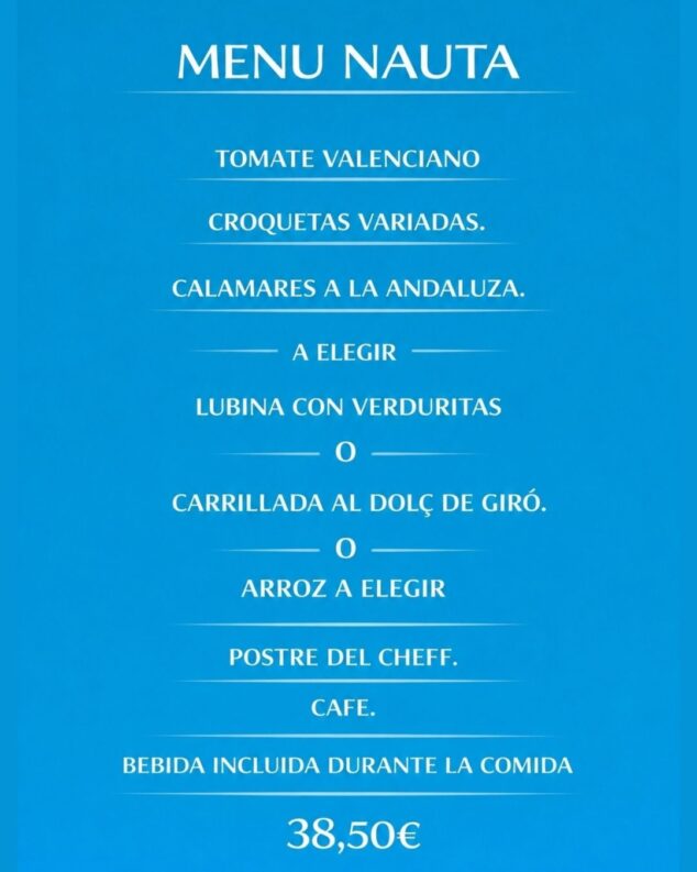 menu nauta 3850e