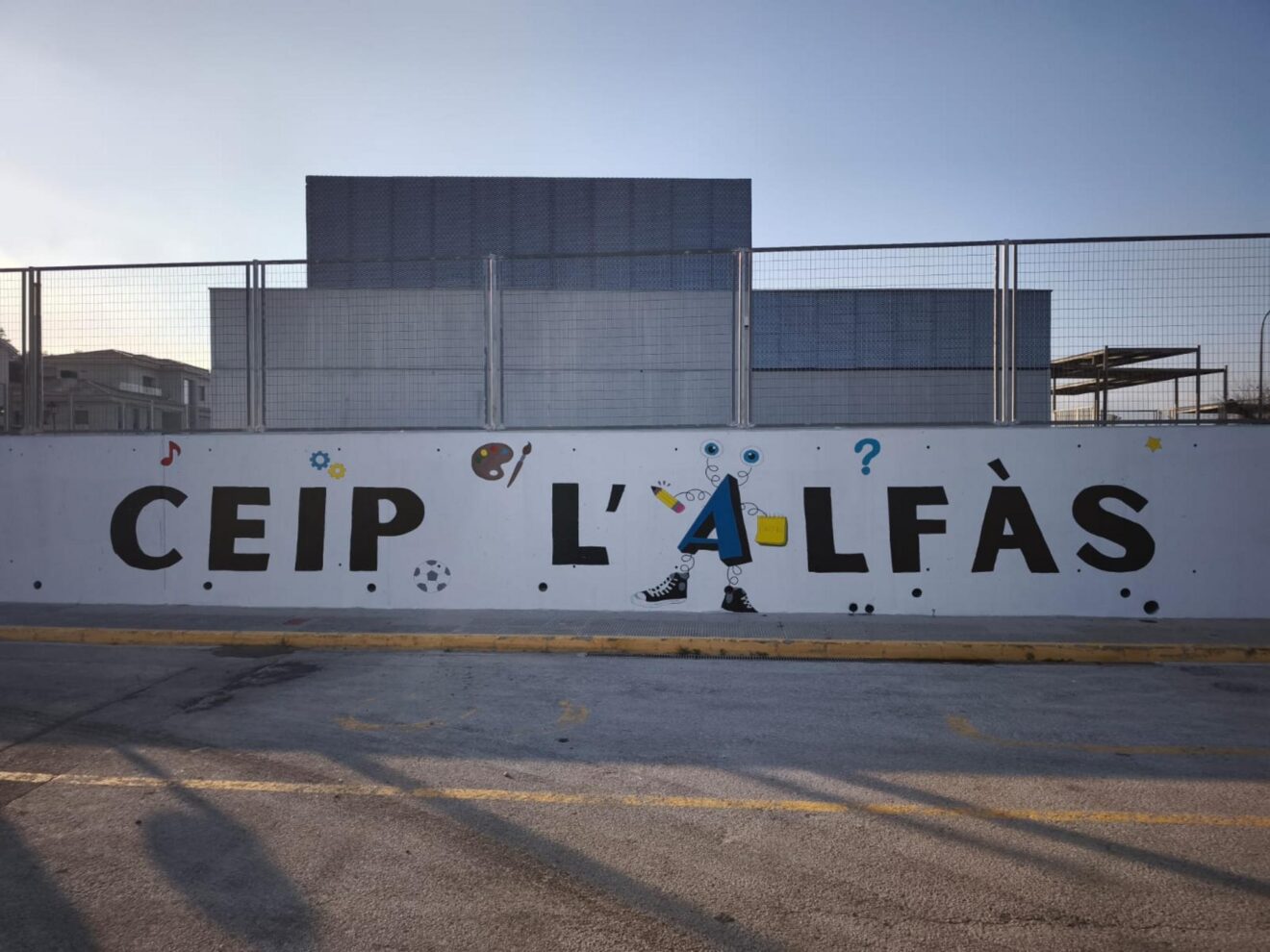 Mural artístico CEIP L'Alfàs Pedreguer