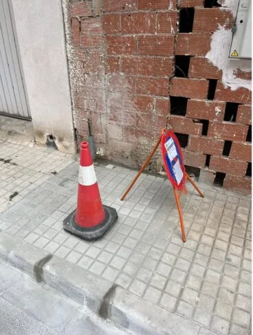 Obras de mejora en las aceras de la Zona Norte de Ondara