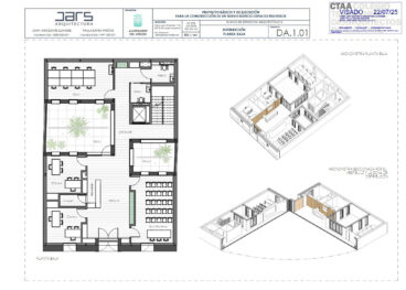 Planos del proyecto de rehabilitación del Antic Ajuntament del Verger 4
