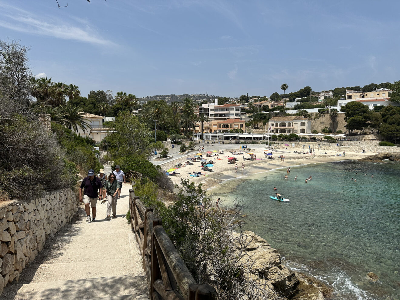 Playa de La Fustera de Benissa desde el Paseo Ecológico (archivo)