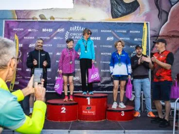 Podio Veteranas G femenina Cursa Jesús Pobre