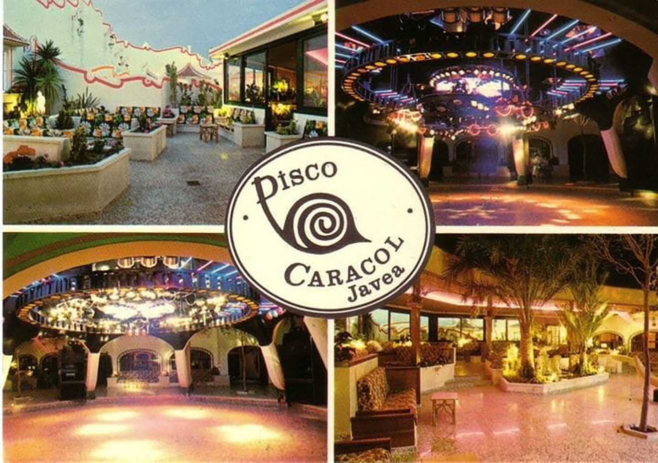 Postal discoteca Caracol de Xàbia de 1984 (archivo)