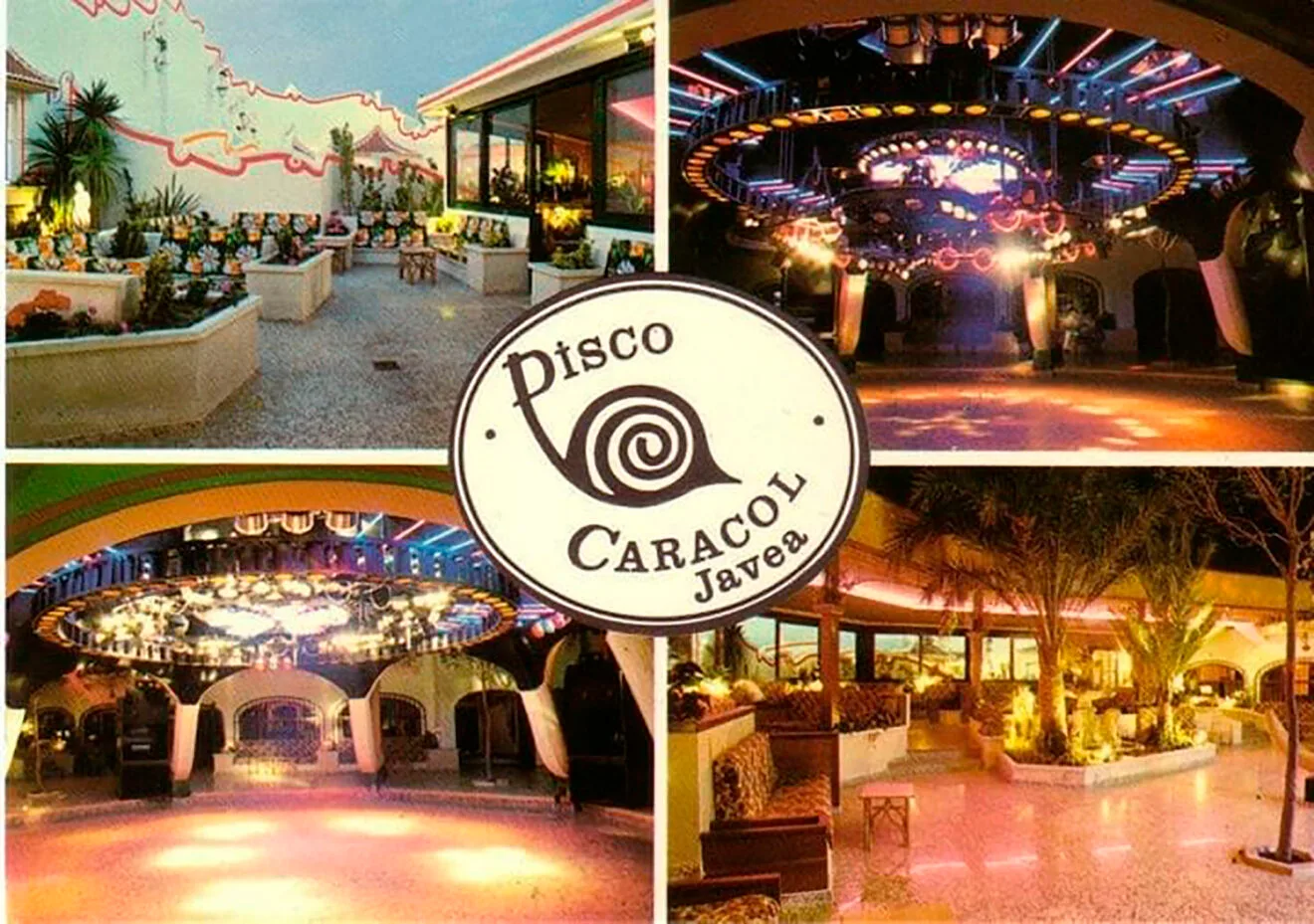 Postal discoteca Caracol de Xàbia de 1984 (archivo)