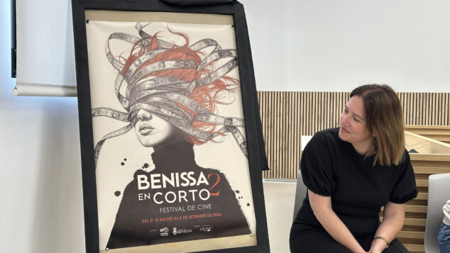 Imagen: Presentación del cartel de la segunda edición de Benissa en Corto, de Alba López