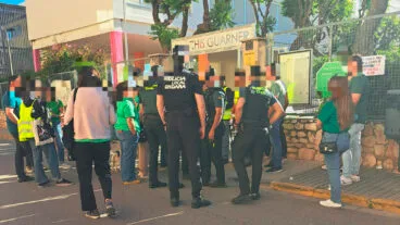 stepv denuncia la actuacion de la guardia civil durante un piquete en ondara