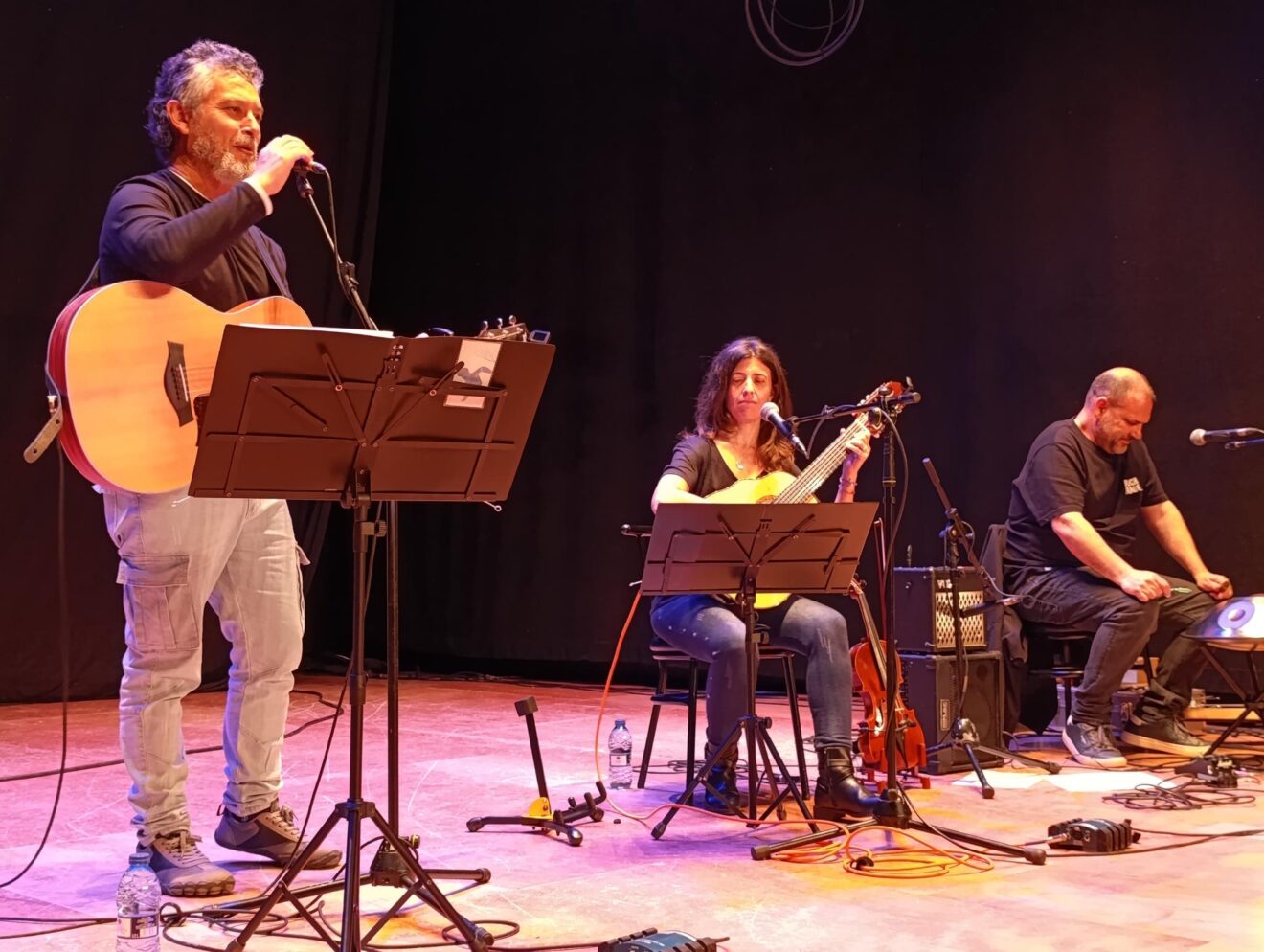 Concierto de Tomàs de los Santos en la gala Premis Ocell