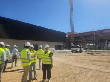 Visita a las obras del nuevo IES Les Salines en Calp