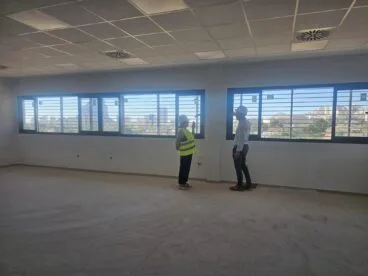 Visita a las obras del interior del nuevo IES Les Salines de Calp
