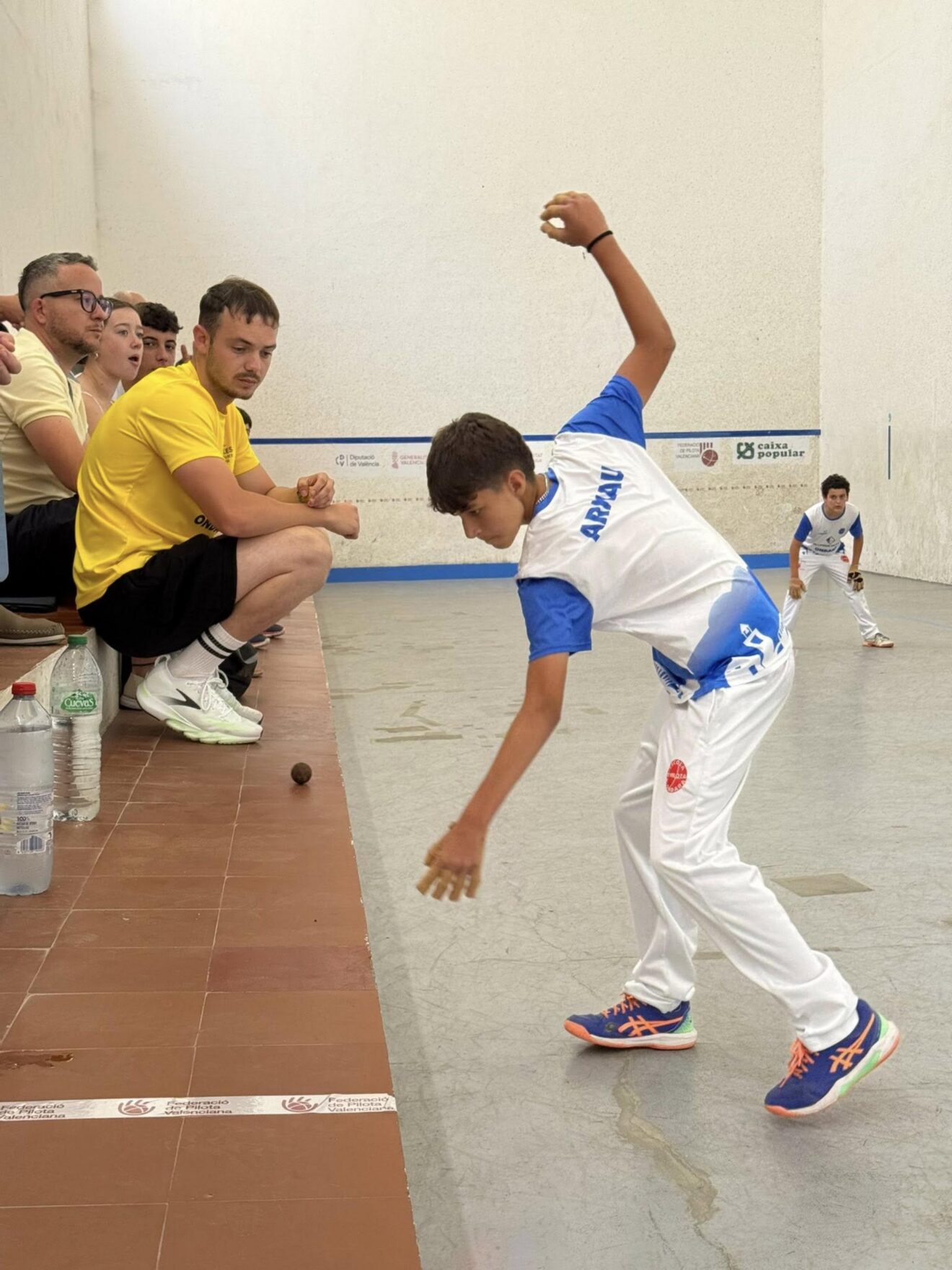 Arnau Montilla en la final autonómica alevín de escala i corda