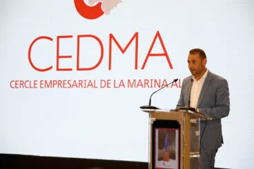 Benito Mestre, presidente de CEDMA, durante la gala