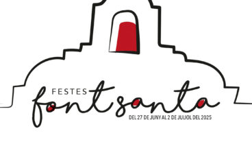 Cartel de las Fiestas de la Font Santa 2025 en Teulada Moraira