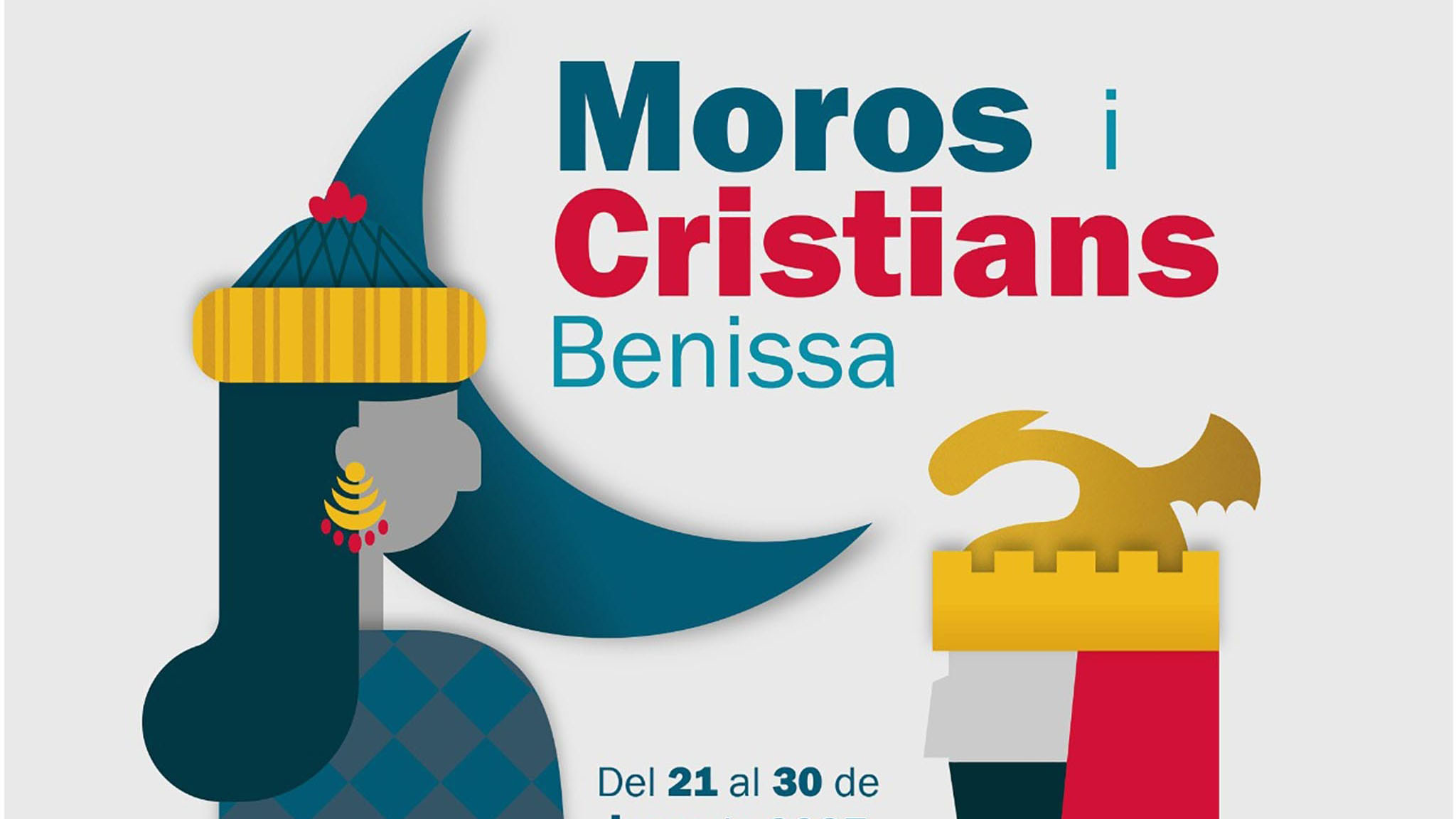 cartel de las fiestas de moros y cristianos de benissa de 2025