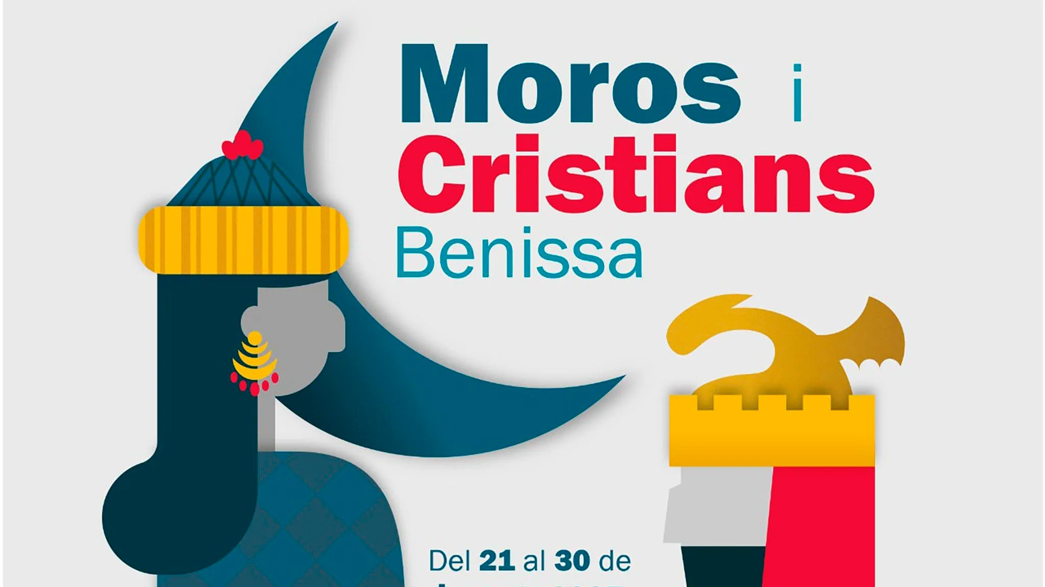 cartel de las fiestas de moros y cristianos de benissa de 2025