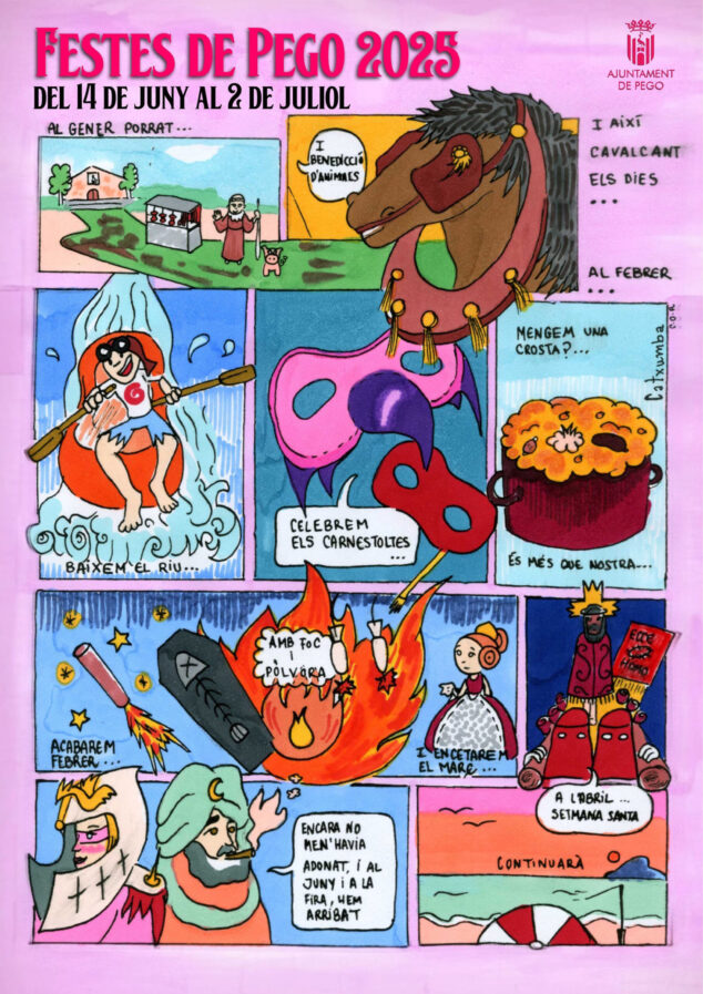 Imagen: Cartel de las fiestas de Pego de 2025