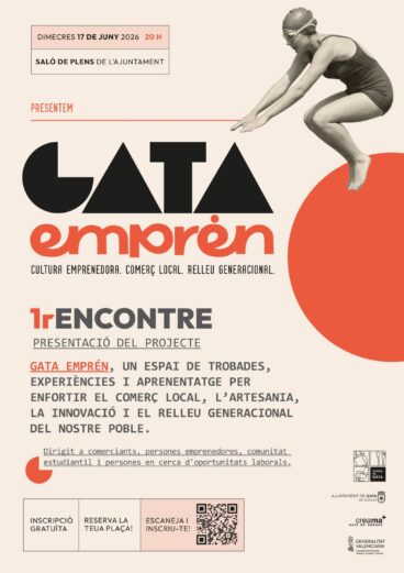 Cartel promocional del programa «Gata Emprén»