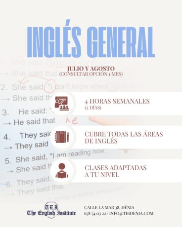 Cursos de Inglés general