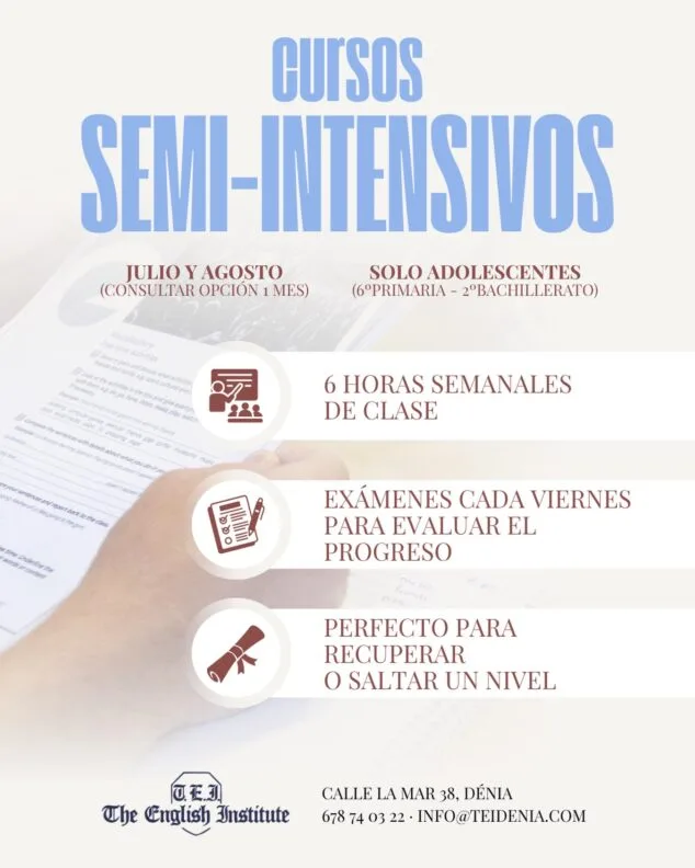 Imagen: Cursos Semi-intensivos