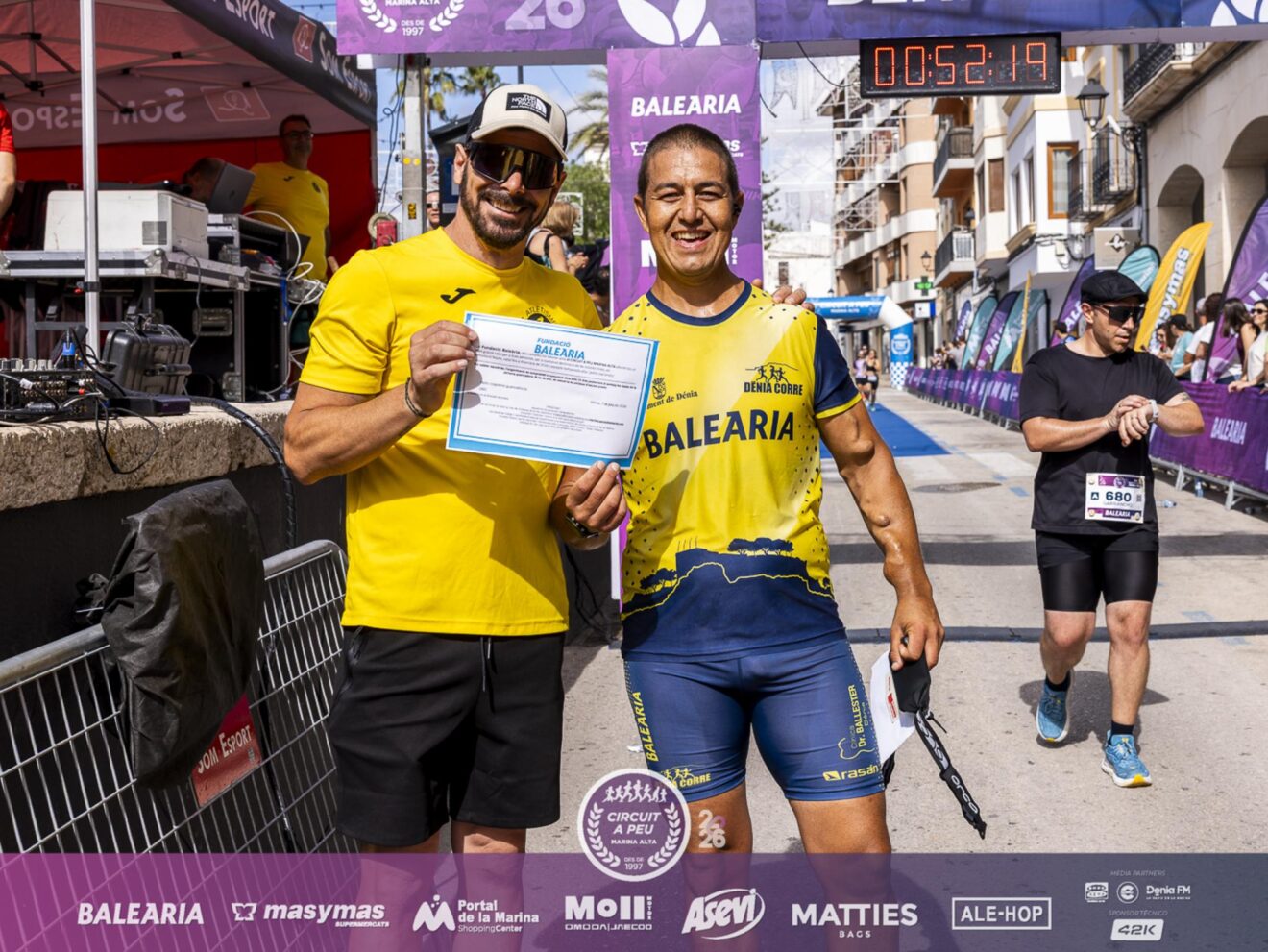 Entrega del Premio Fundació Baleària en la Cursa de Benissa