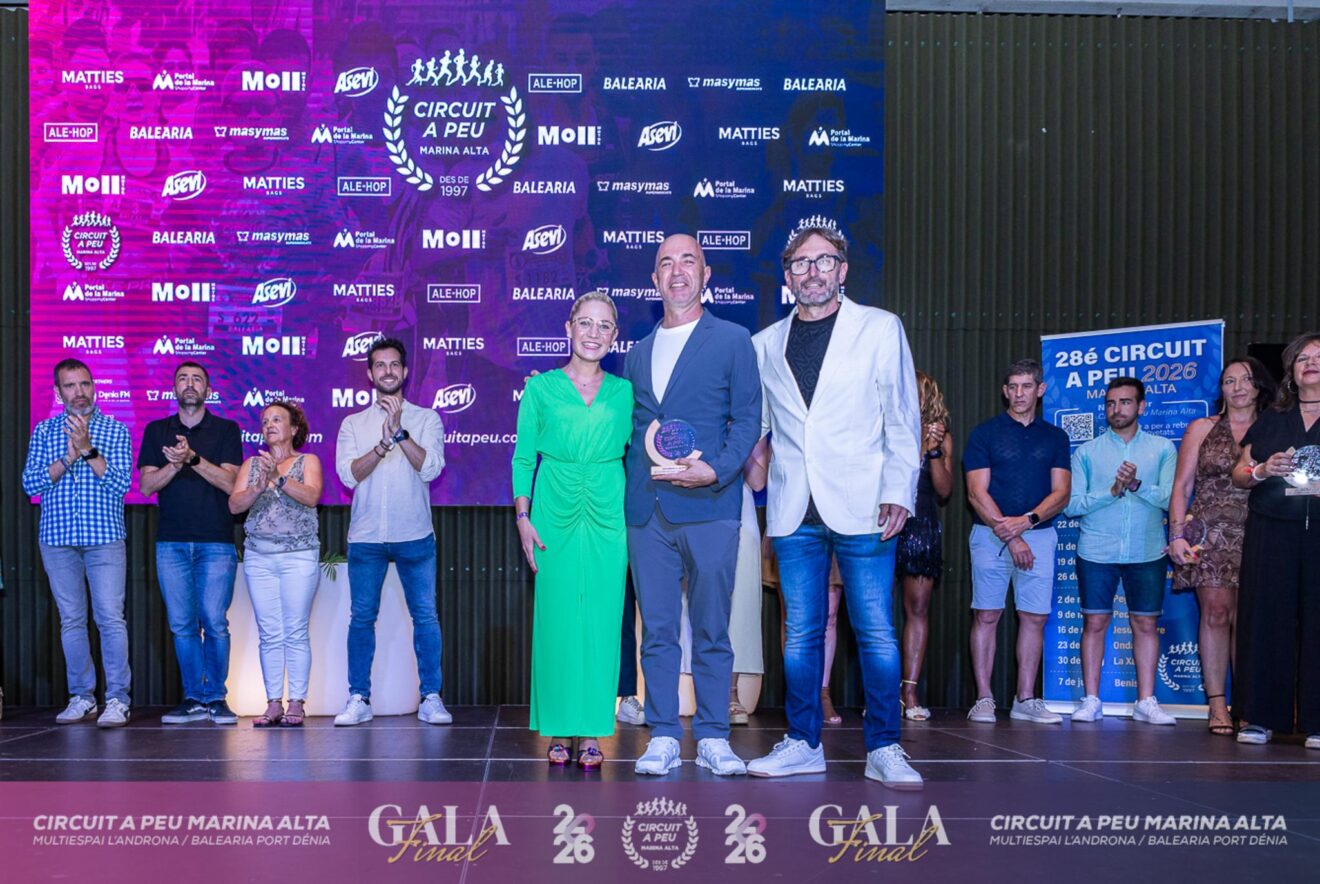 Reconocimiento a Ale-Hop en la Gala del Circuit a Peu Marina Alta 2026