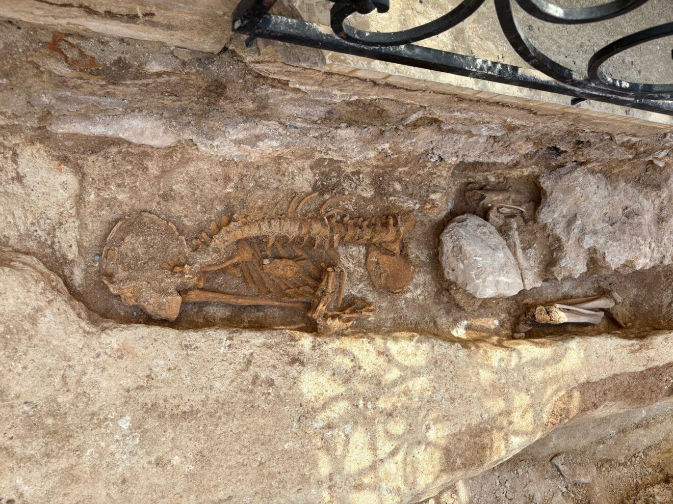 Hallazgo arqueológico durante las obras en Gata de Gorgos