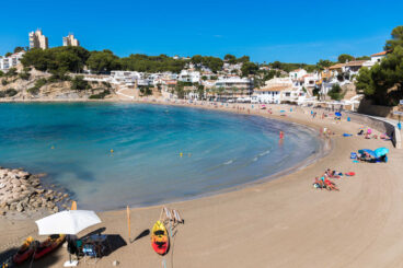 La playa del Portet de Moraira