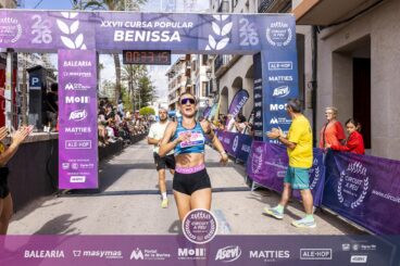 Llegada a meta XXVII Cursa Popular Benissa