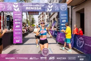 Llegada a meta XXVII Cursa Popular Benissa