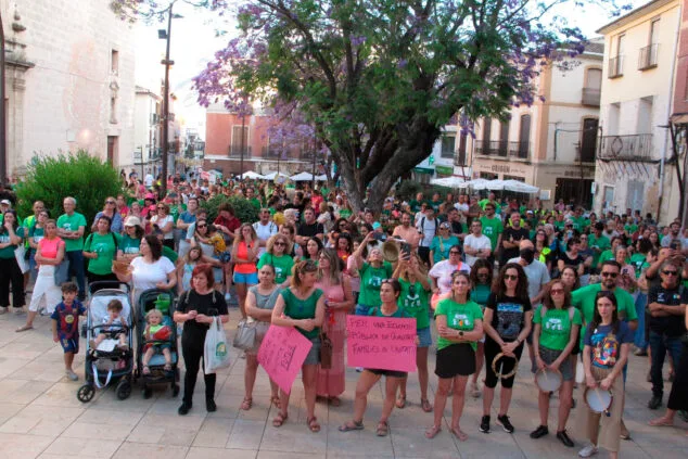 manifestacion en denia huelga educacion publica 3 junio 02