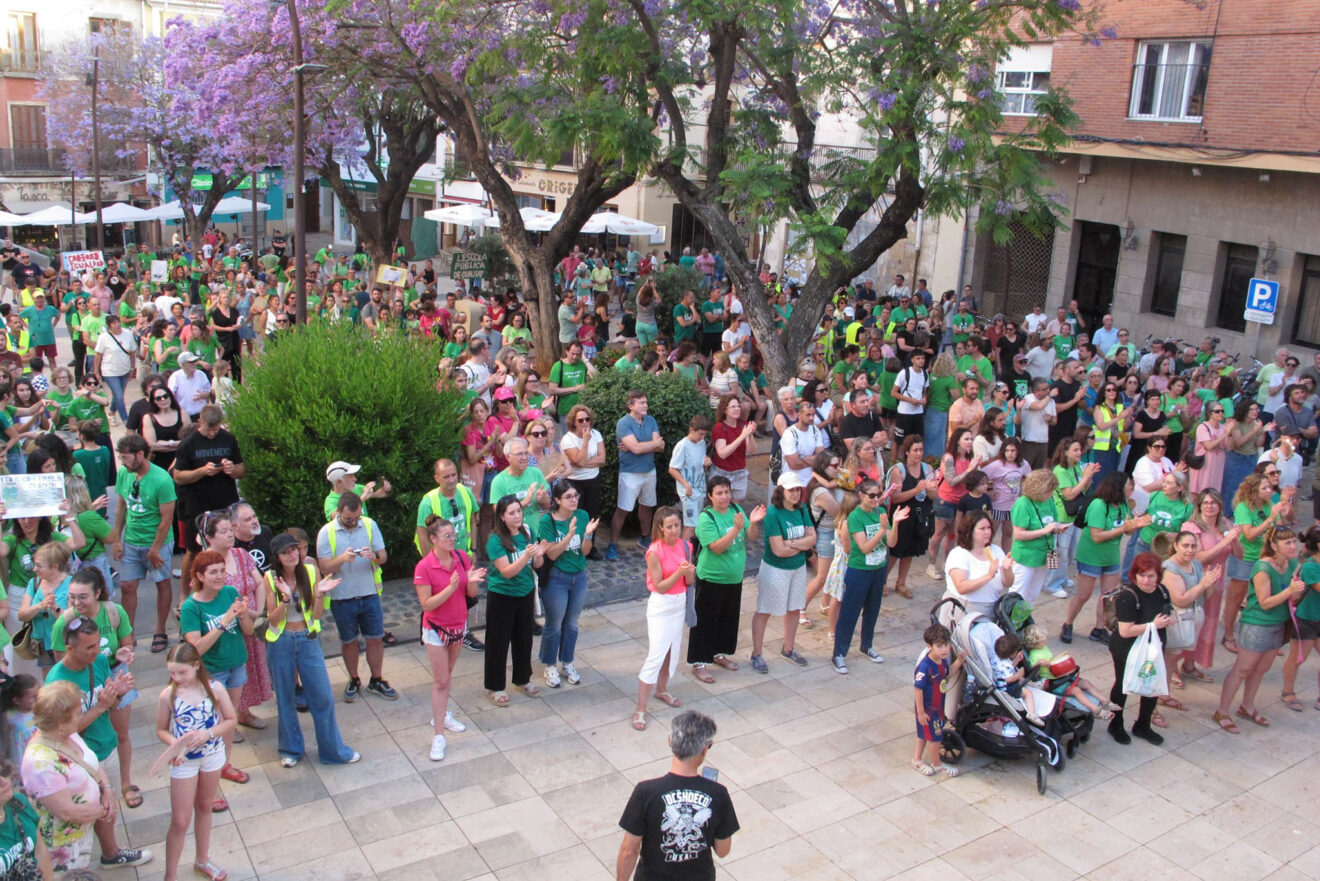 Manifestación en Dénia huelga educación pública 3 junio 04