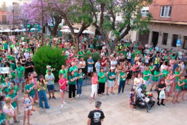 Manifestación en Dénia huelga educación pública 3 junio 04