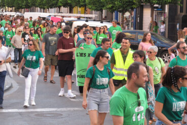 Manifestación en Dénia huelga educación pública 3 junio 08
