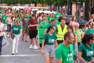 Manifestación en Dénia huelga educación pública 3 junio 08