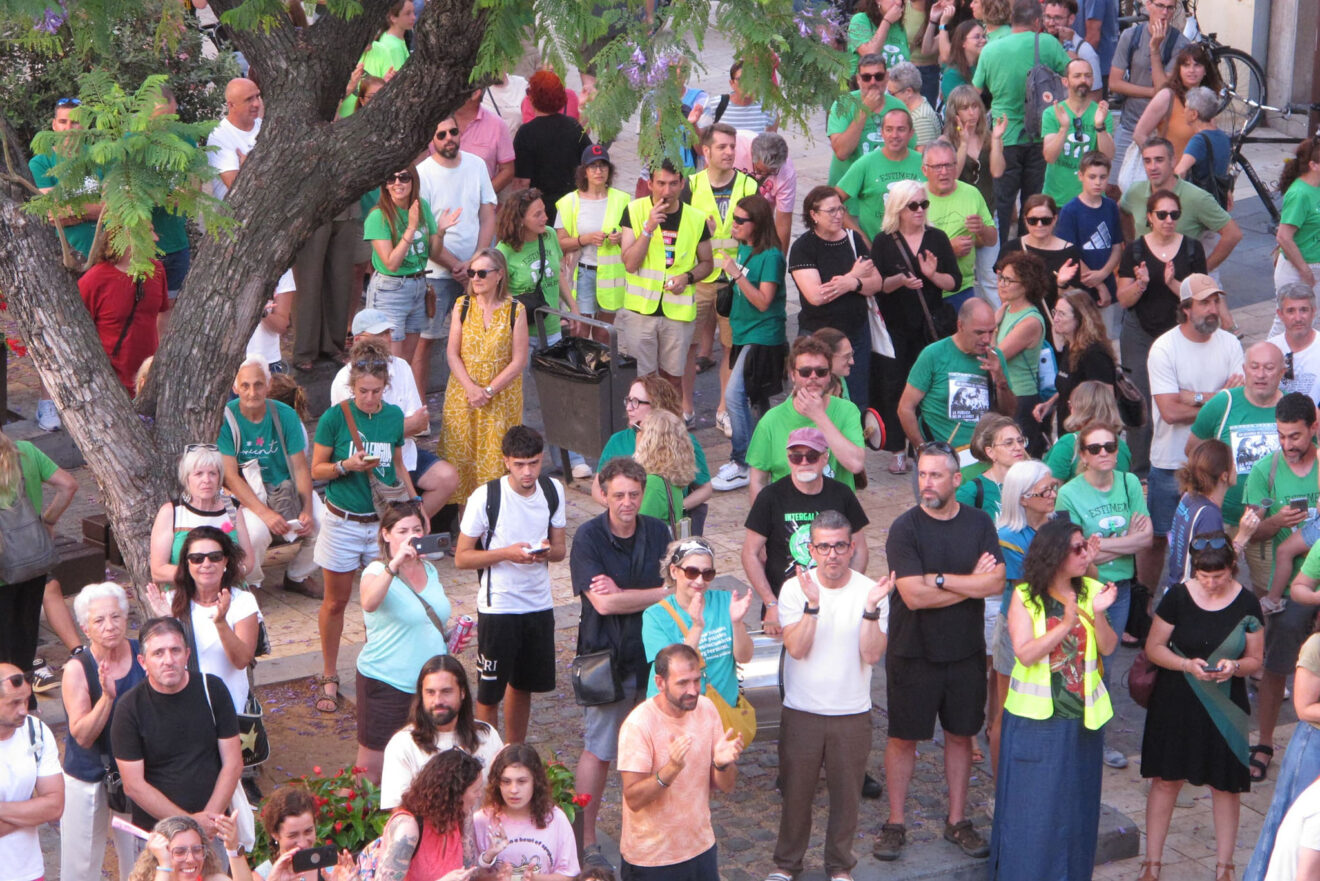 Manifestación en Dénia huelga educación pública 3 junio 10