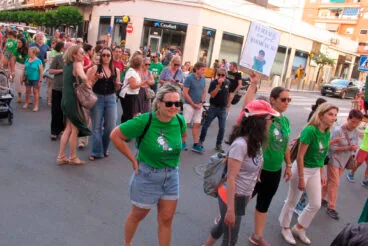 Manifestación en Dénia huelga educación pública 3 junio 11