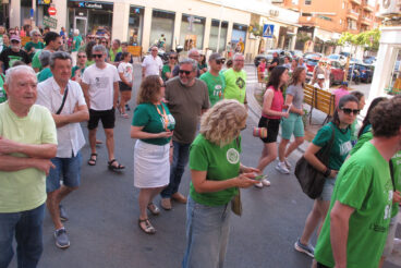 Manifestación en Dénia huelga educación pública 3 junio 23